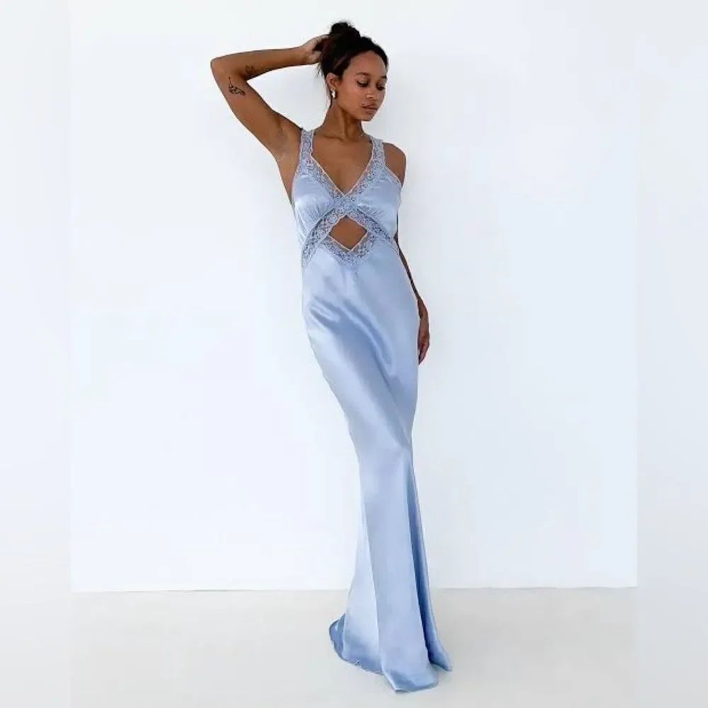 NWT Rumored Crossroads Maxi Dress in Ice